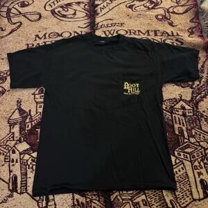 Vintage Boot Hill Saloon 2005 Shirt Size XL Black Biker
